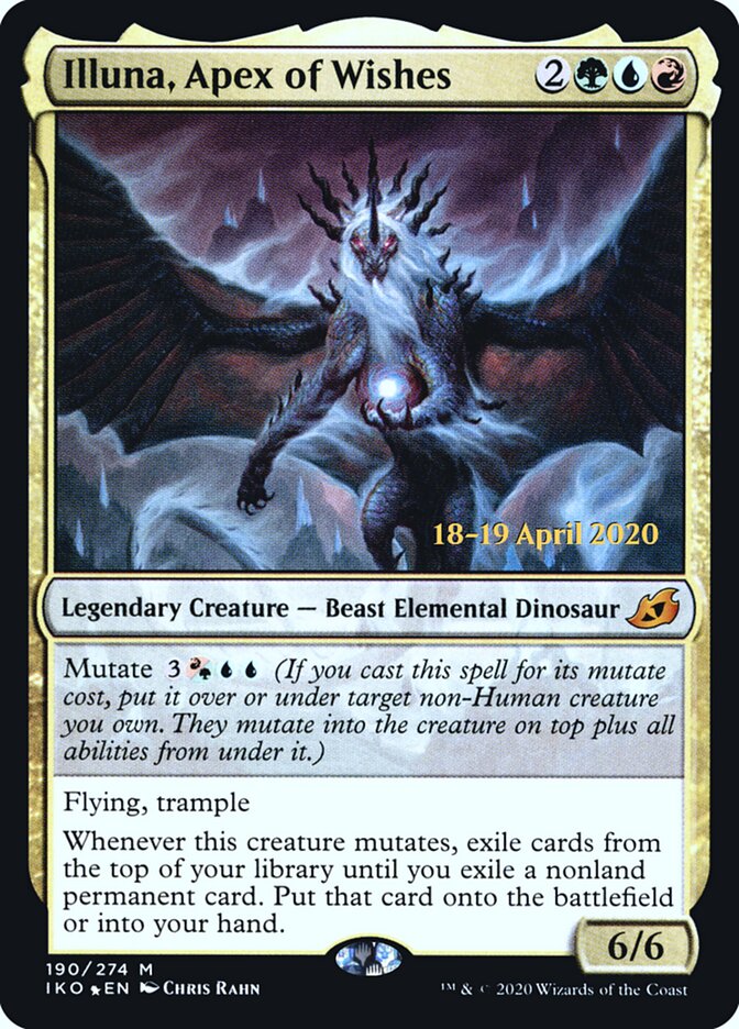 Illuna, Apex of Wishes (190s) - Ikoria: Lair of Behemoths Promos (PIKO)