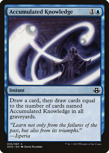 Accumulated Knowledge (35) - Duel Decks: Elspeth vs. Kiora (DDO)