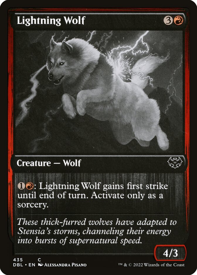 Lightning Wolf - [Foil] Innistrad: Double Feature (DBL)