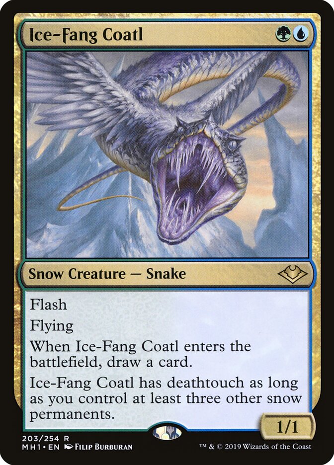 Ice-Fang Coatl (203) - Modern Horizons (MH1)