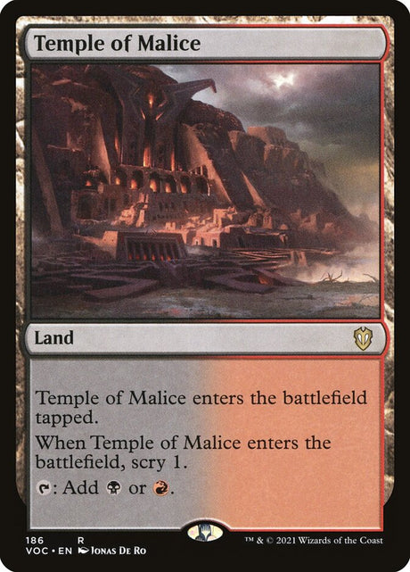 Temple of Malice (186) - Crimson Vow Commander (VOC)