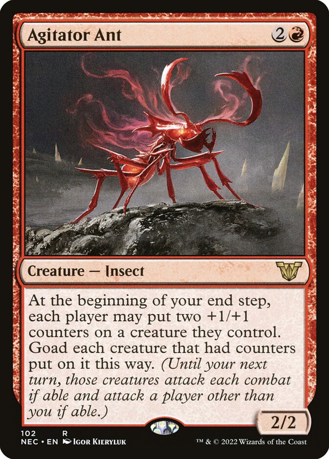 Agitator Ant (102) - Neon Dynasty Commander (NEC)
