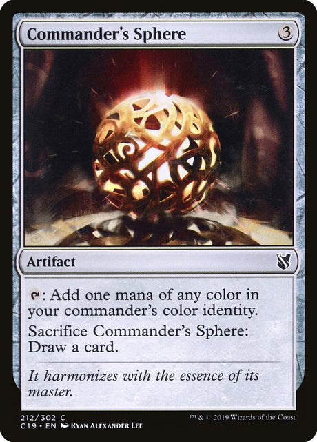Commander's Sphere (212) - Commander 2019 (C19)