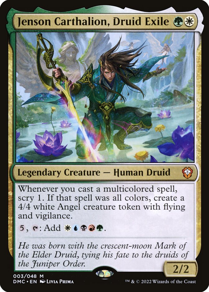 Jenson Carthalion, Druid Exile (3) - Dominaria United Commander (DMC)