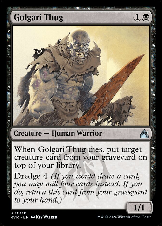 Golgari Thug (76) - Ravnica Remastered (RVR)