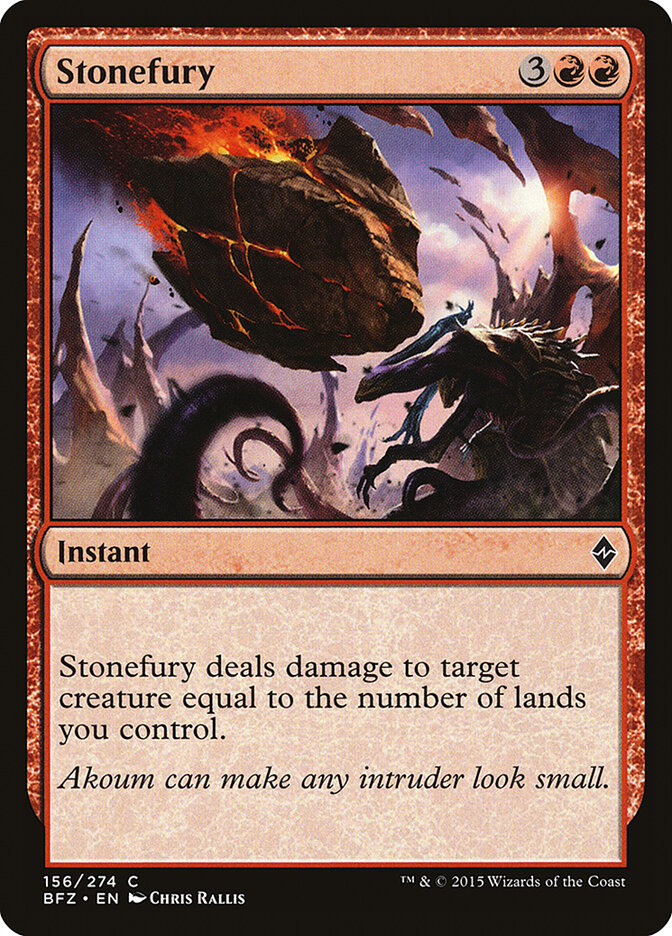 Stonefury (156) - Battle for Zendikar (BFZ)