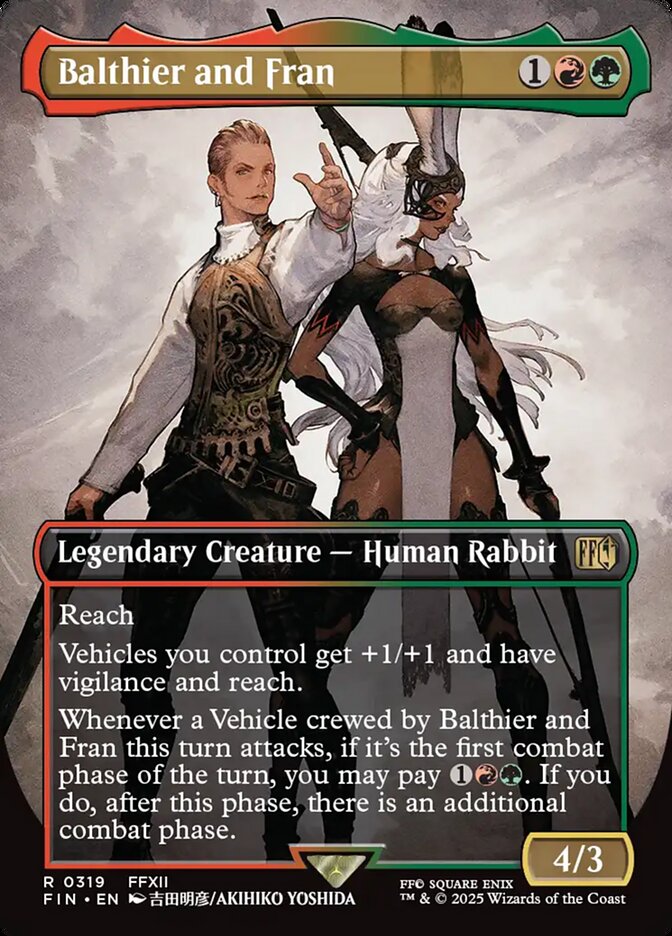 Balthier and Fran (319) - [Foil, Borderless] Final Fantasy (FIN)