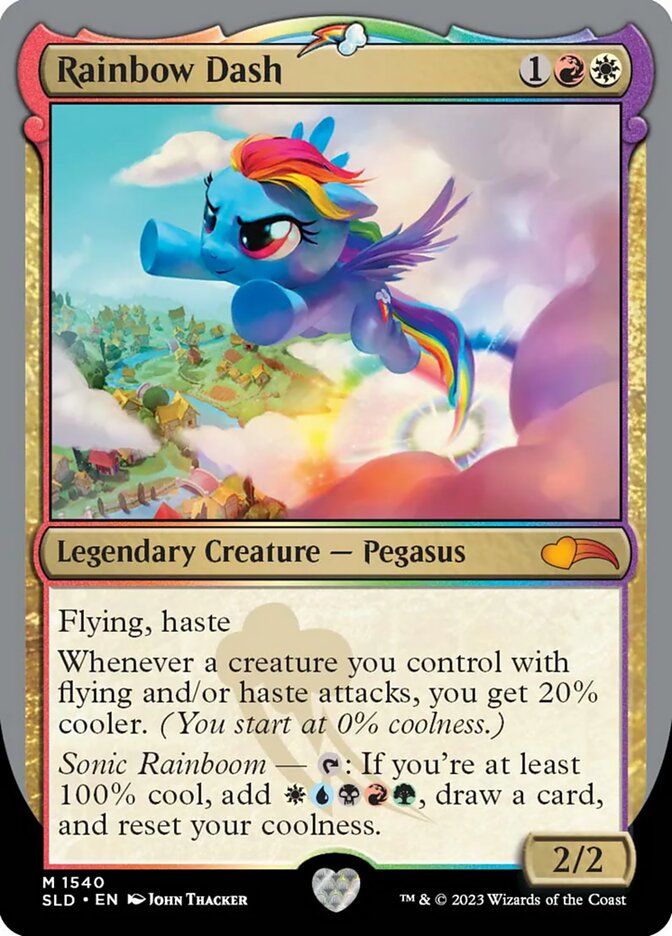 Rainbow Dash (1540) - [Foil] Secret Lair Drop (SLD)