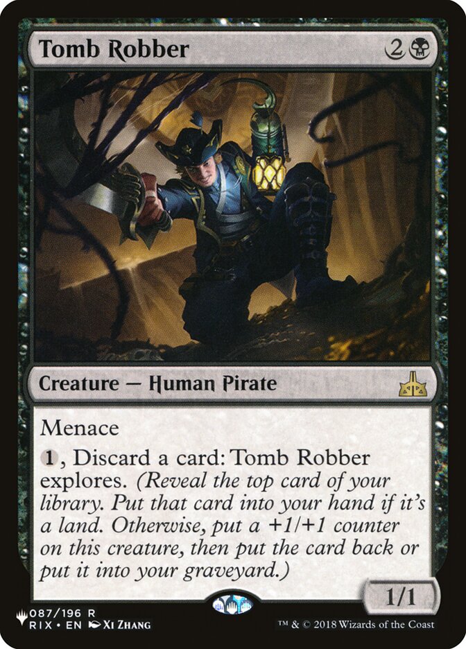 Tomb Robber (RIX-87) - The List (PLST)