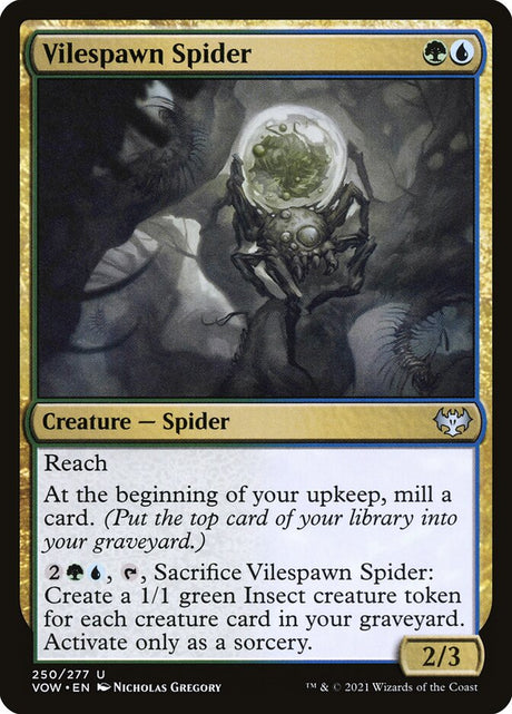 Vilespawn Spider (250) - Innistrad: Crimson Vow (VOW)