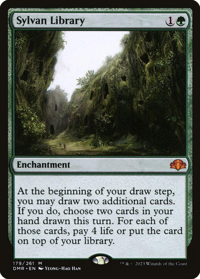 Sylvan Library (179) - Dominaria Remastered (DMR)