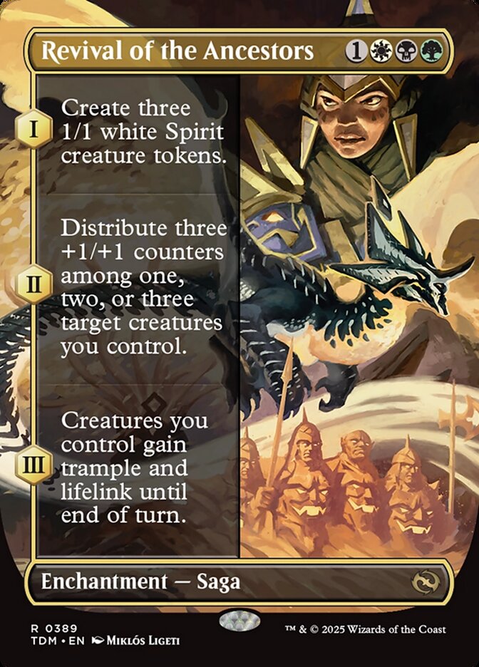 Revival of the Ancestors (389) - [Borderless] Tarkir: Dragonstorm (TDM)