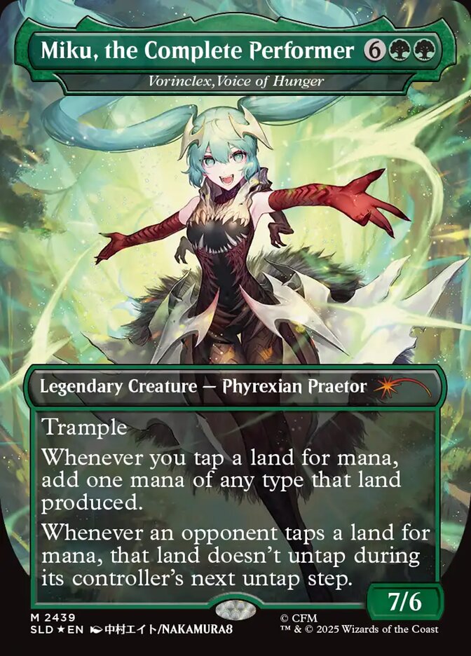 Miku, the Complete Performer - Vorinclex, Voice of Hunger - Secret Lair Drop (SLD)
