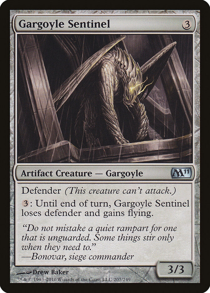 Gargoyle Sentinel (207) - Magic 2011 (M11)