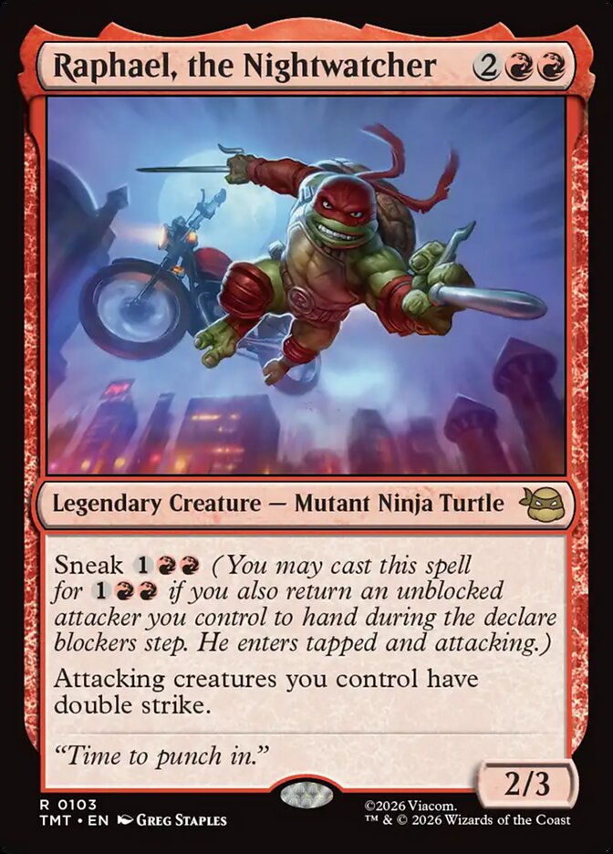 Raphael, the Nightwatcher (103) - Teenage Mutant Ninja Turtles (TMT)