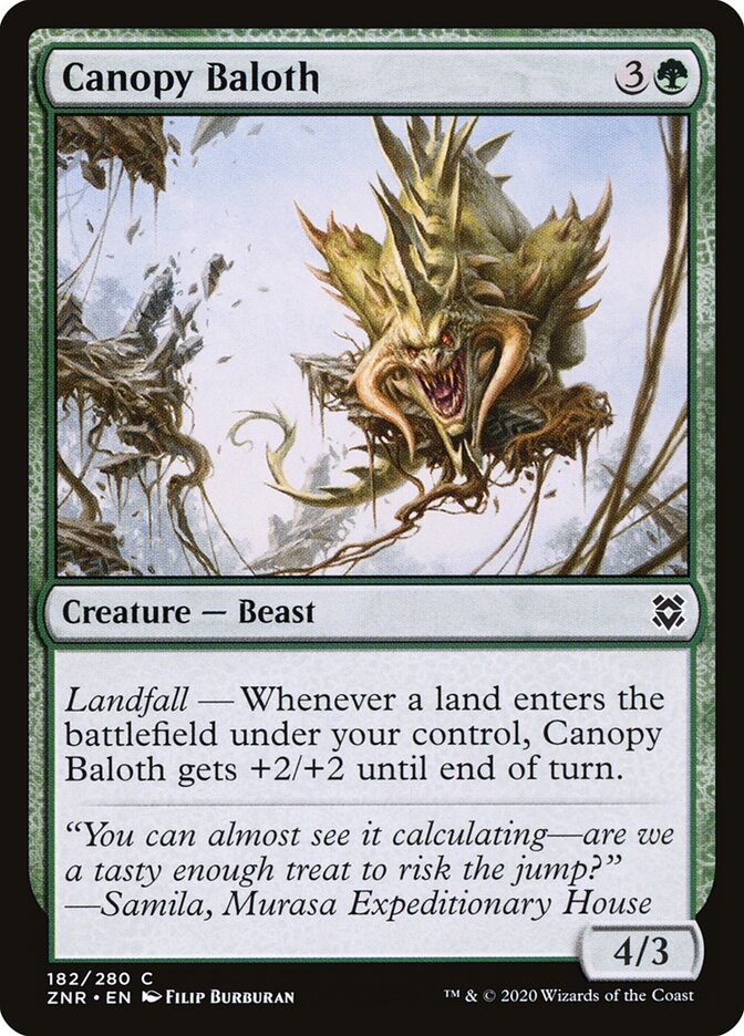 Canopy Baloth (182) - Zendikar Rising (ZNR)
