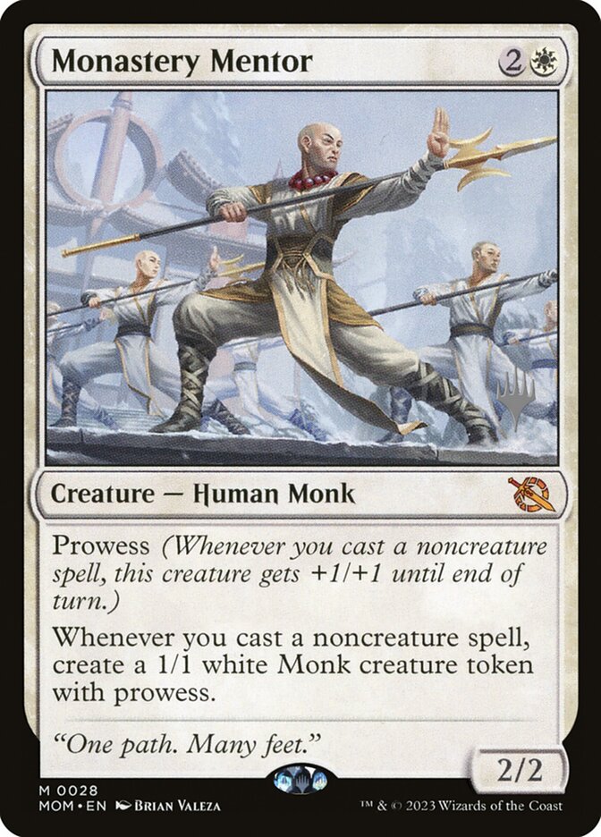 Monastery Mentor (28p) - March of the Machine Promos (PMOM)