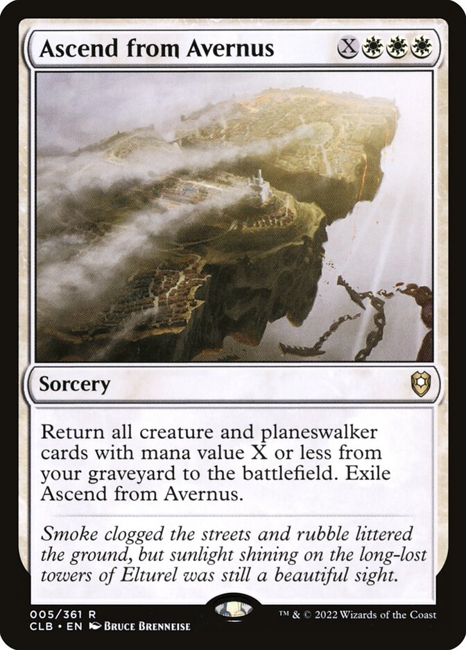 Ascend from Avernus (5) - Commander Legends: Battle for Baldur's Gate (CLB)