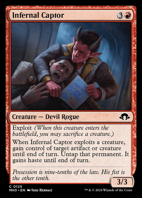 Infernal Captor (125) - Modern Horizons 3 (MH3)
