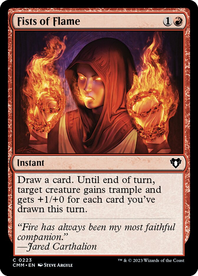 Fists of Flame (223) - Commander Masters (CMM)