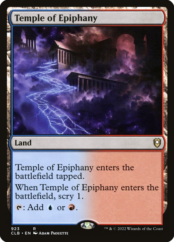 Temple of Epiphany (923) - Commander Legends: Battle for Baldur's Gate (CLB)