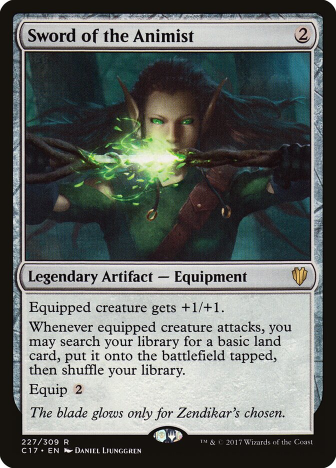 Sword of the Animist (227) - Commander 2017 (C17)