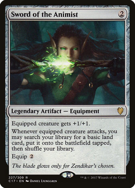 Sword of the Animist (227) - Commander 2017 (C17)