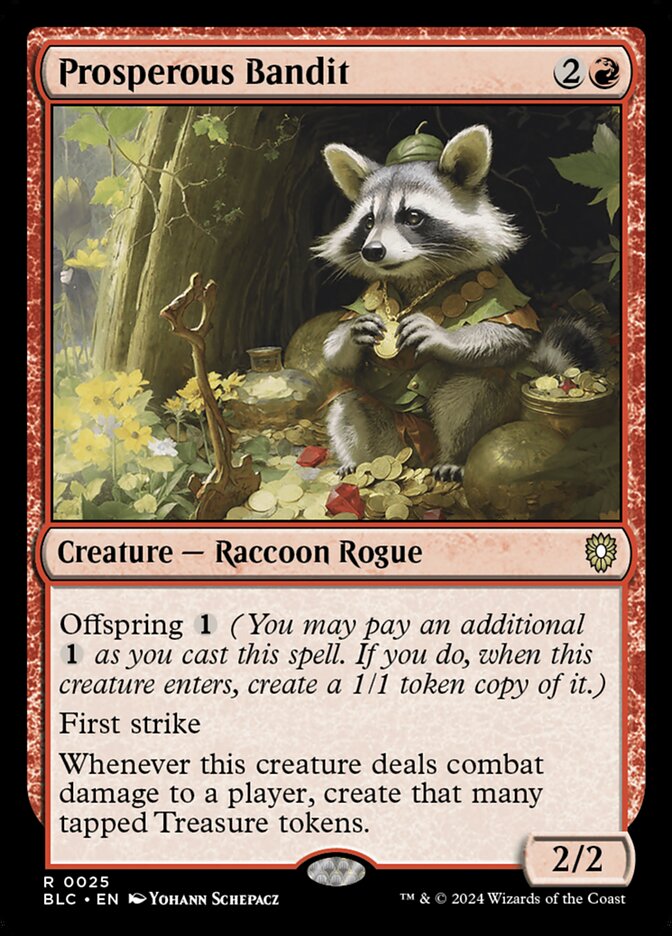 Prosperous Bandit (25) - Bloomburrow Commander (BLC)
