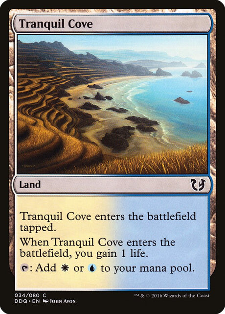 Tranquil Cove (34) - Duel Decks: Blessed vs. Cursed (DDQ)