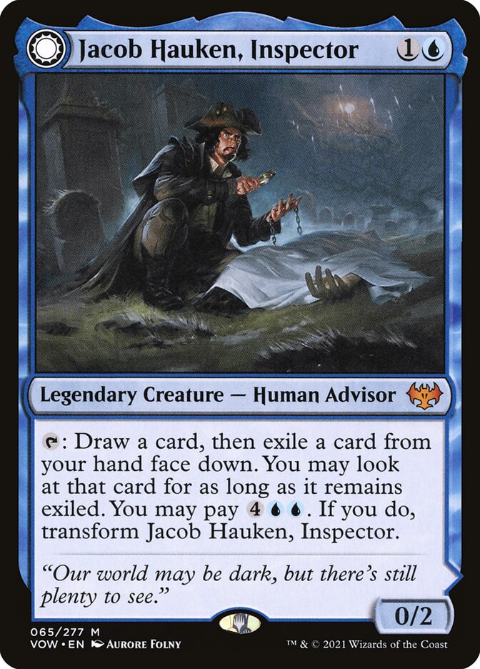 Jacob Hauken, Inspector // Hauken's Insight (65) - Innistrad: Crimson Vow (VOW)