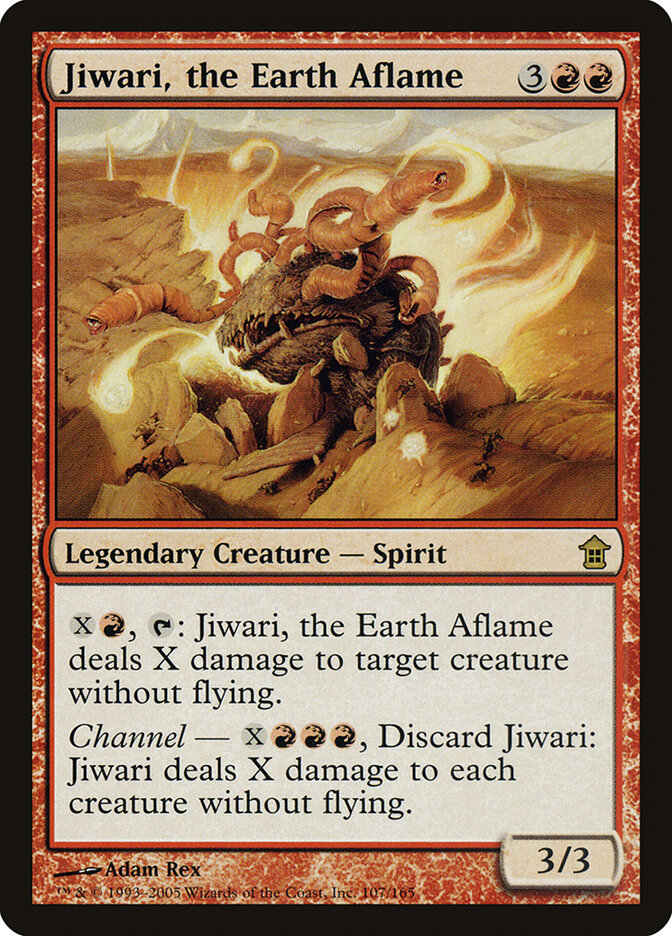 Jiwari, the Earth Aflame (107) - Saviors of Kamigawa (SOK)