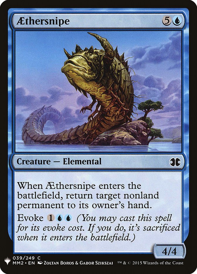 Aethersnipe - The List (PLST)