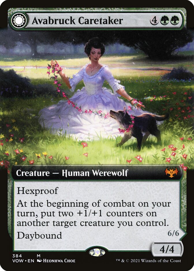 Avabruck Caretaker // Hollowhenge Huntmaster (384) - Innistrad: Crimson Vow (VOW)