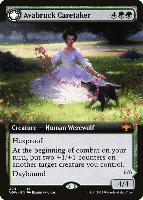 Avabruck Caretaker // Hollowhenge Huntmaster (384) - Innistrad: Crimson Vow (VOW)