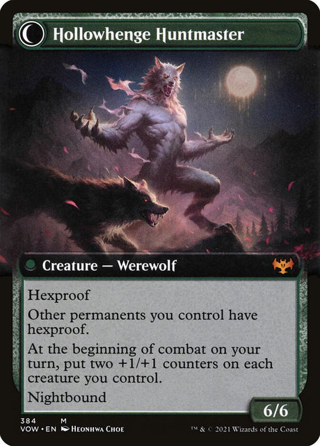 Avabruck Caretaker // Hollowhenge Huntmaster (384) - Innistrad: Crimson Vow (VOW)