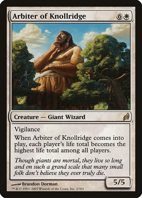 Arbiter of Knollridge (2) - Lorwyn (LRW)