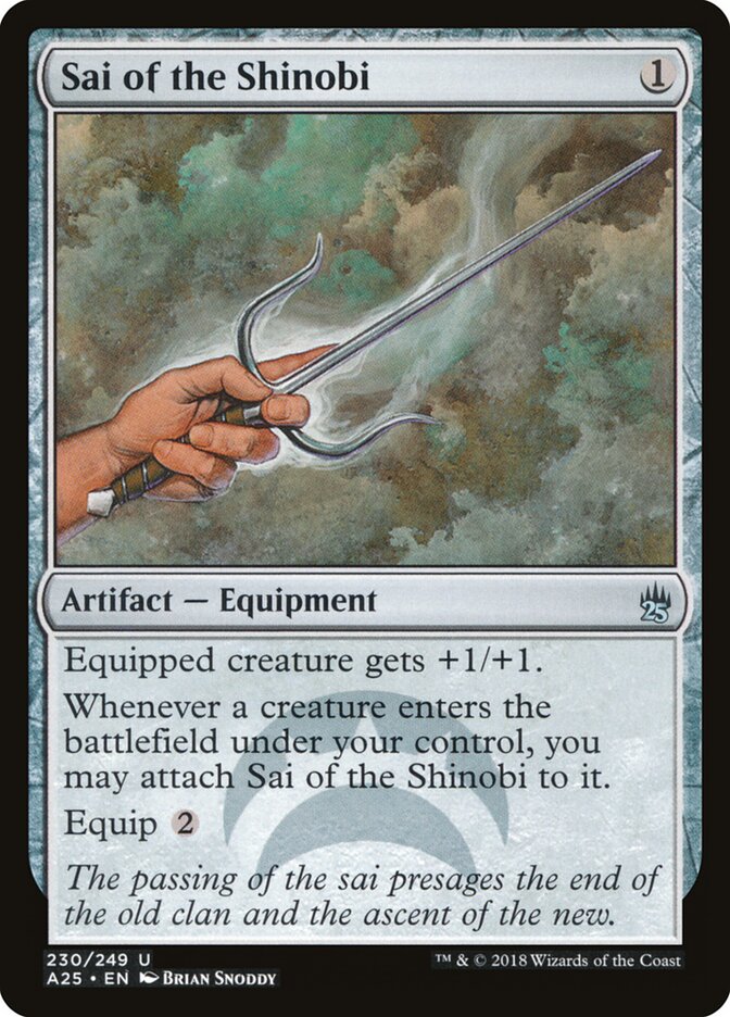 Sai of the Shinobi (230) - Masters 25 (A25)