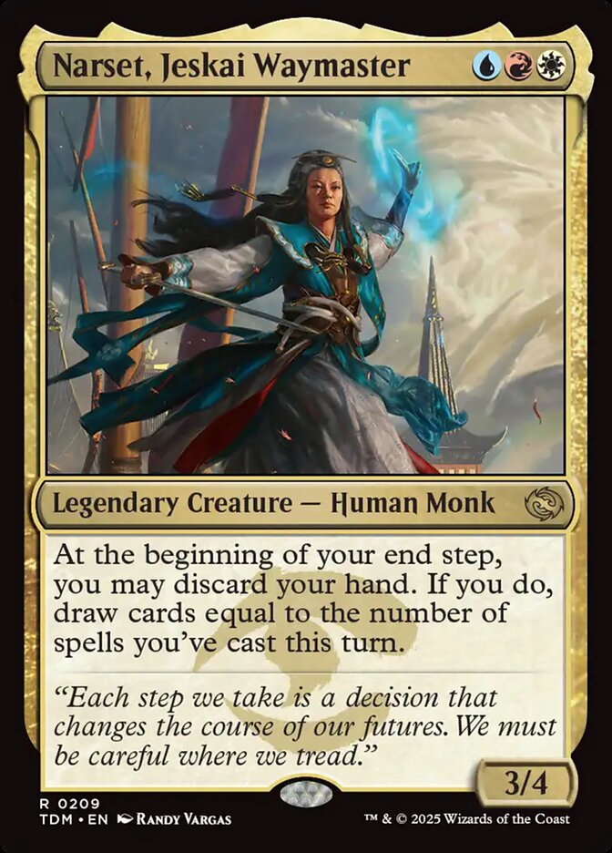 Narset, Jeskai Waymaster (209) - [Foil] Tarkir: Dragonstorm (TDM)