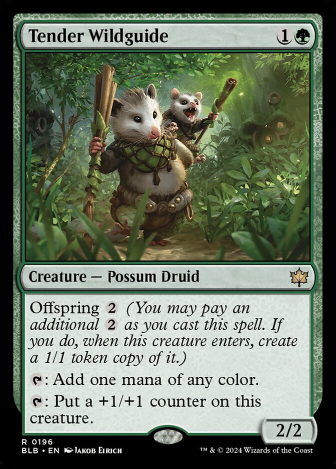 Tender Wildguide (196) - Bloomburrow (BLB)