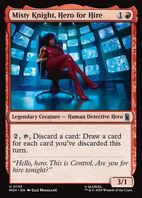 Misty Knight, Hero for Hire (145) - Marvel Super Heroes (MSH)