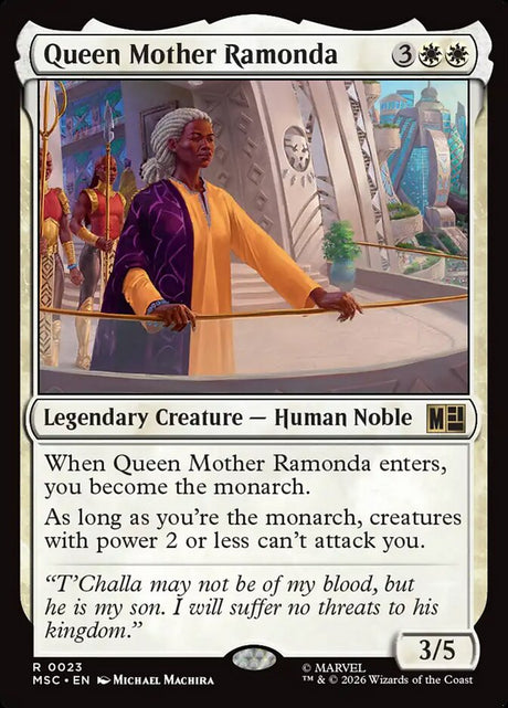 Queen Mother Ramonda (23) - Marvel Super Heroes Commander (MSC)