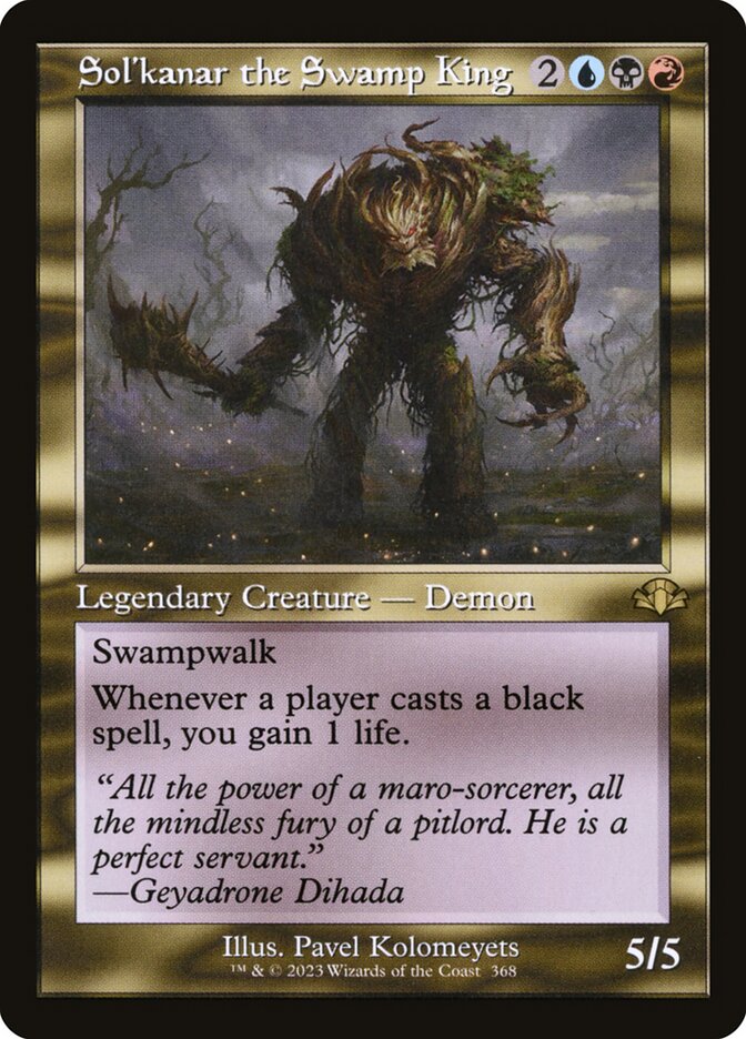 Sol'kanar the Swamp King (368) - Dominaria Remastered (DMR)
