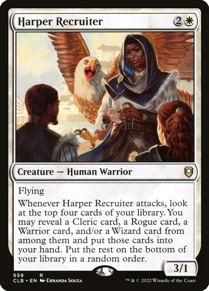 Harper Recruiter (659) - Commander Legends: Battle for Baldur's Gate (CLB)