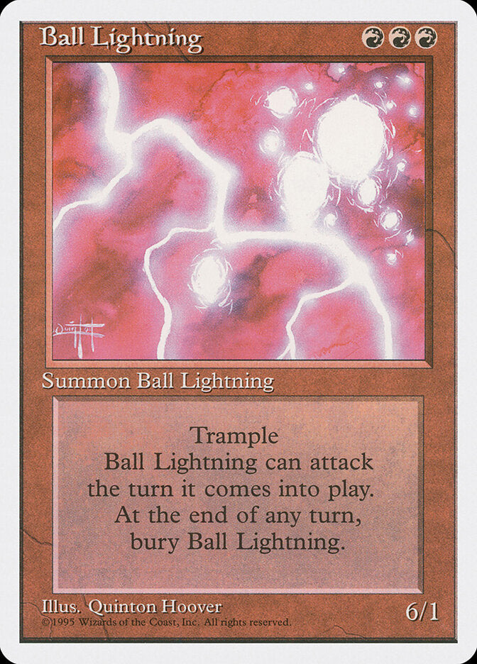 Ball Lightning (176) - Fourth Edition (4ED)
