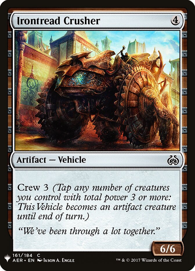 Irontread Crusher (AER-161) - The List (PLST)