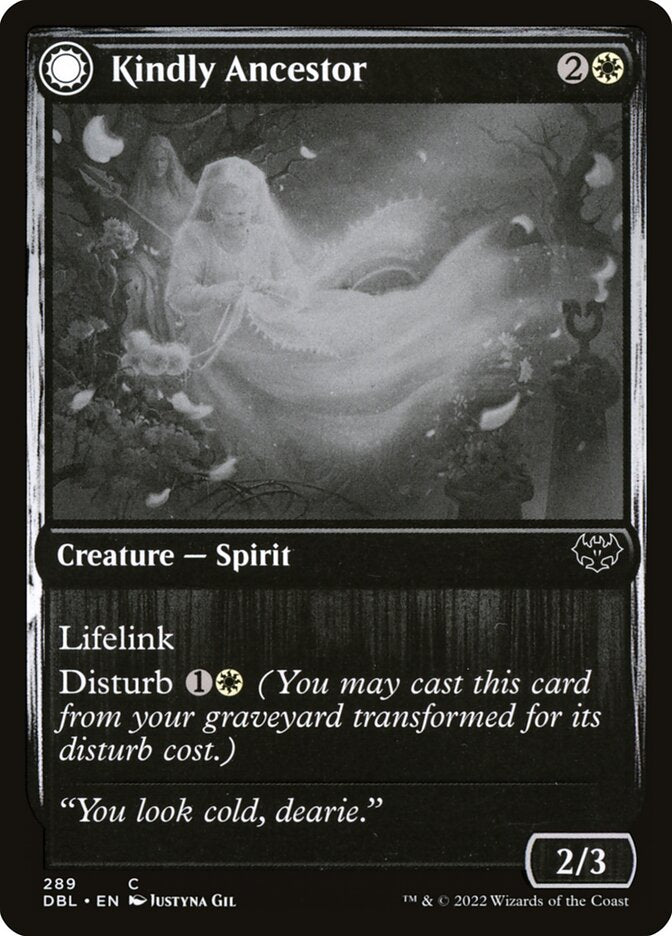 Kindly Ancestor // Ancestor's Embrace - [Foil] Innistrad: Double Feature (DBL)
