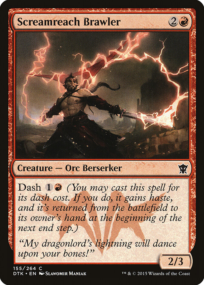 Screamreach Brawler (155) - Dragons of Tarkir (DTK)