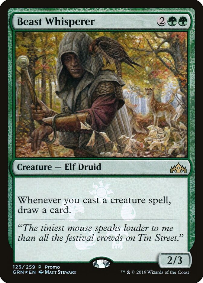 Beast Whisperer (123★) - Guilds of Ravnica Promos (PGRN)