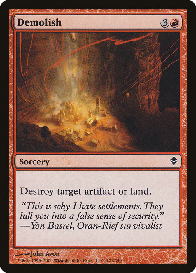 Demolish (121) - Zendikar (ZEN)