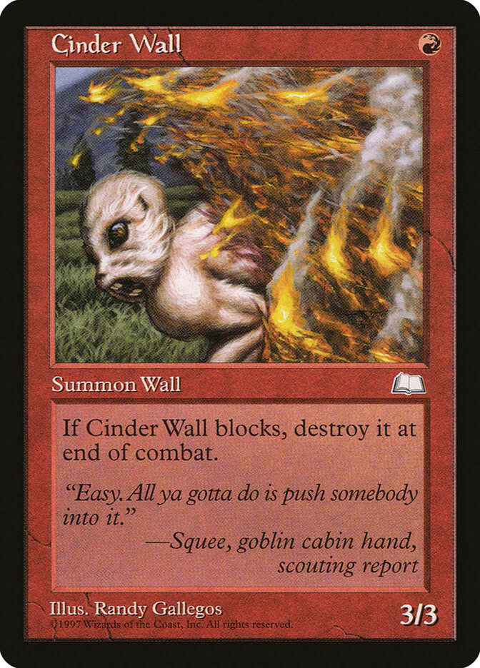 Cinder Wall (94) - Weatherlight (WTH)